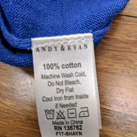 SOLD 🚨SOLD 🚨 SOLD Andy & Evan Blue Monster Sweater - Picture 3 of 6